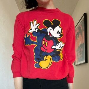 Vintage Mickey Mouse sweatshirt. Size XS.